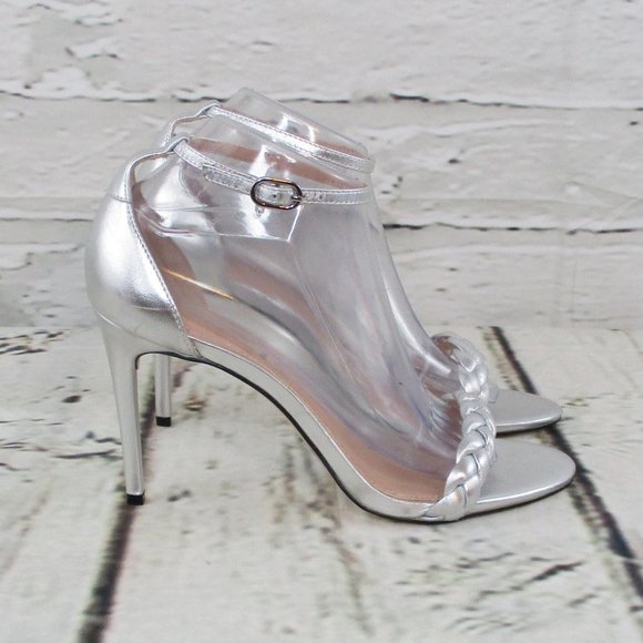 Rachel Zoe Braided Metallic Dress Sandals - Picture 3 of 8